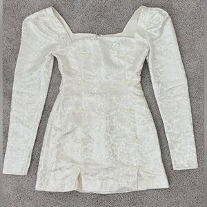 Jen Chinese Jacquard Mini Dress by SAU LEE